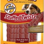 Dreambone Dbst-02457 Pork Stuffed Twist Pet Chew Treats (9 Pack), One Size