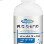 Farnam Purishield Horse Wound Care Fast-Acting Spray for Horses, Dogs, Cats & Livestock, 24-Hour Protection*, Cleans, Treats and Promotes Healing*