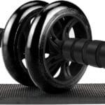 Abdominal Wheel, Ab Roller for Abdominal Exercise Machine, Abs Workout Equipment, Core Strengthening Trainer Fitness Belly Training, Entrainement maison equipement. accessories gym stuff