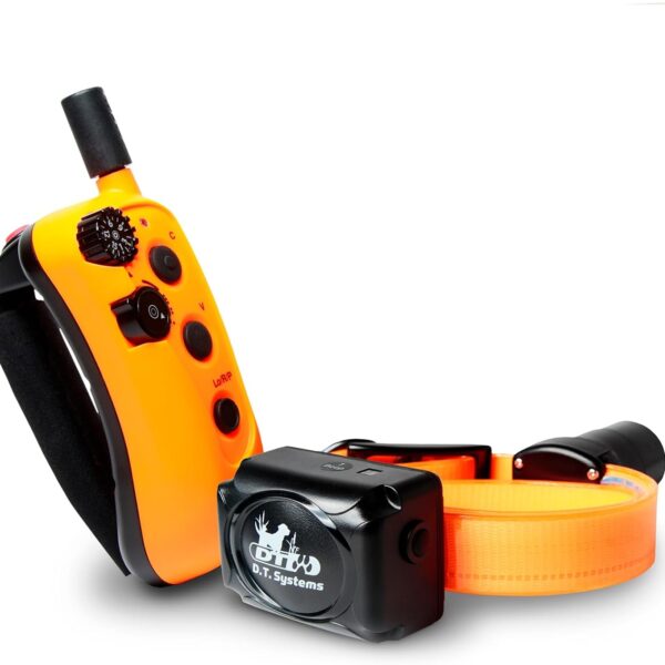 DT SYSTEMS RAPT1450 Upland Beeper E-collar - Compact Adjustable Expandable Remote Dog Trainer, 1400-Yard Range - Rechargeable Waterproof Collar & Floating Remote/Transmitter