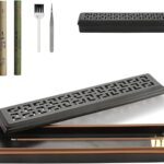 CEREMONY Incense Holder for SticksCeramic Insence-Stick Holder Ash CatcherIncense Holder Timkburner for Meditation Yoga Spa Room Decor