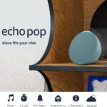 Amazon Echo Pop (newest model), Our smallest speaker with Alexa+ Early Access, Fits in any room, Midnight Teal