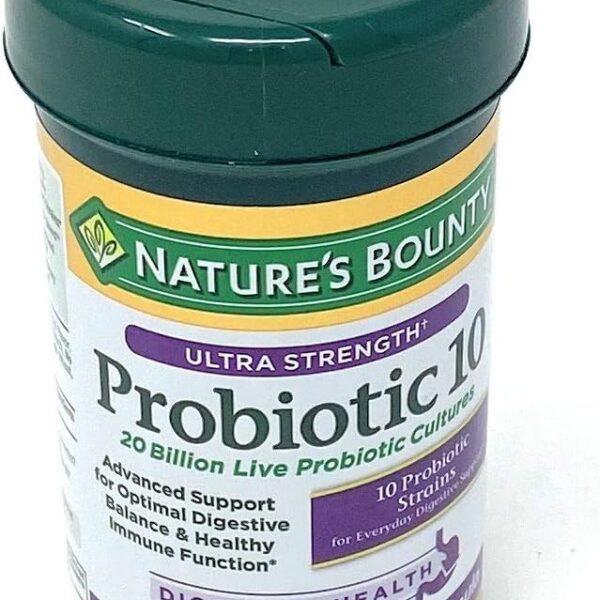 Nature's Bounty Ultra Strength Probiotic 10, 70 Capsules