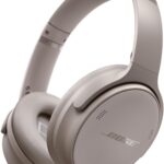 Bose QuietComfort Headphones - Wireless Bluetooth Headphones, Active Over Ear Noise Cancelling and Mic, USB-C Charging, Deep Bass, Up to 24 Hours of Playtime, Sandstone