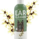 Bark2Basics Dog Ear Cleaner, 16 oz - All Natural, Witch Hazel, Gentle Aloe Vera and Chamomile Extract Base, Breaks Through Tough Wax