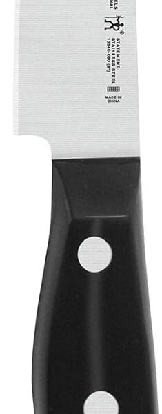 HENCKELS Statement Razor-Sharp 3-inch Compact Chef Knife, German Engineered Informed by 100+ Years of Mastery, Black/Stainless Steel