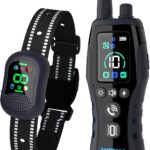 Dog Shock Collar, 4900FT Dog Training Collar with Call Function & LED Light, IP67 Waterproof Rechargeable E-Collar for Dogs 10-120Ibs, 4 Training Modes for All Breeds