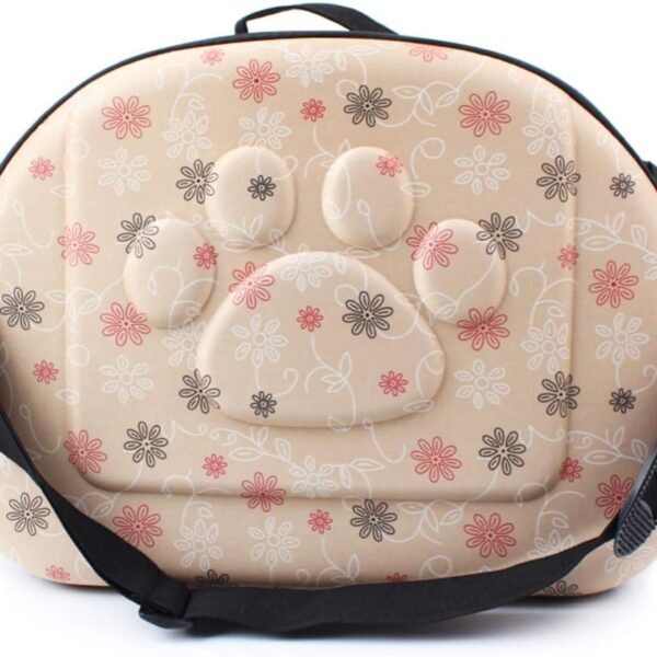 POPETPOP Portable Cat Dog Carrier Bag Breathable Mesh Pet Travel Bag Fashion Outdoor Outing Backpack Size ()