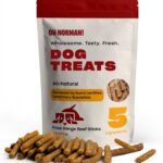 OH NORMAN! Soft Beef Jerky Dog Treats by Kaley Cuoco, Healthy Dog Treats, All Life Stages and Breeds, Air Dried, Ethically Sourced Free Range Beef,6 Oz