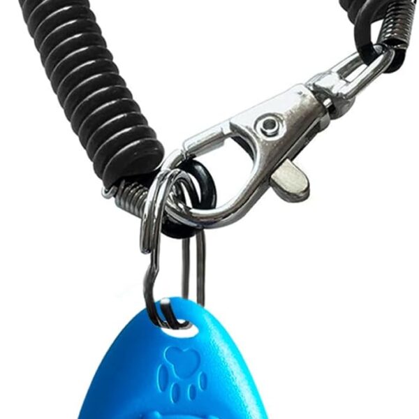 MODUS Pet Training Clicker for Dogs - Clicker with Adjustable Wrist Strap - Positive Reinforcement Clicker for Dogs, Cats, Puppies(Blue)