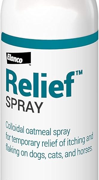 Relief Spray, temporary relief of itching and flaking, for dogs, cats and horses, 8 oz