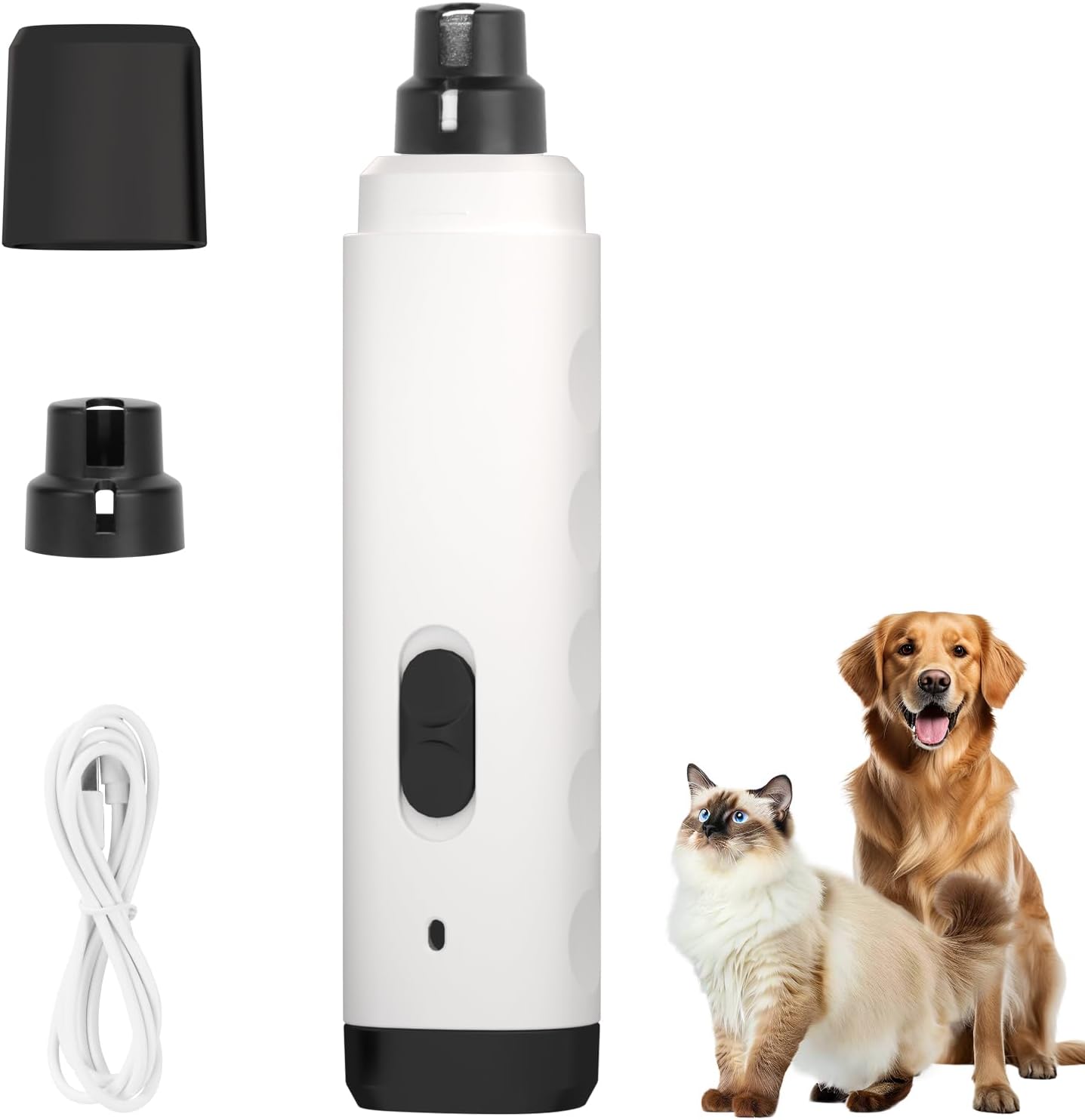 Zerkbiey 2026 New Upgraded Silent Pro Pet Nail Grinder - USB Rechargeable Pet Nail Trimmer, 40dB Quiet & Painless Paws Grooming for Small, Medium, and Large Dogs & Cats Zerkbiey 2026 New Upgraded Silent Pro Pet Nail Grinder - USB Rechargeable Pet Nail Trimmer, 40dB Quiet & Painless Paws Grooming for Small, Medium, and Large Dogs & Cats