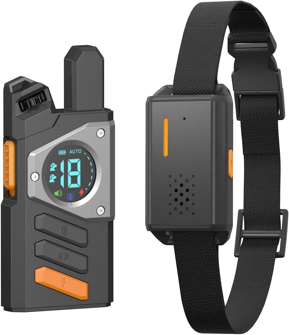 RuffStyle Dog Training Collar - Shock Collar for Dogs & No Shock Option - Bark Collar with Manual Remote + Automatic Mode, Adjustable Dog Collar for Small Medium & Large Dogs Rechargeable & Waterproof RuffStyle Dog Training Collar - Shock Collar for Dogs & No Shock Option - Bark Collar with Manual Remote + Automatic Mode, Adjustable Dog Collar for Small Medium & Large Dogs Rechargeable & Waterproof