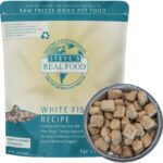 Steve's Real Food Freeze-Dried Raw Nuggets - White Fish Recipe - Raw Pet Food for Dogs and Cats - 20 oz