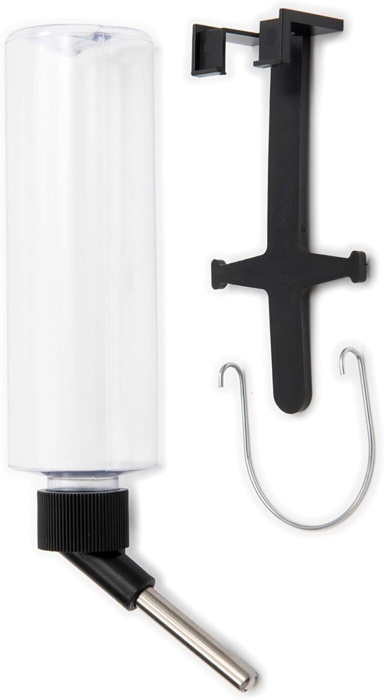 Lixit 8 Ounce Aquarium and Wire Cage Water Bottle for Mice, Hamsters and Other Small Animals (Pack of 1)