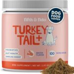 Fifth & Fido Turkey Tail Mushroom for Dogs  Lipoma Treatment for Dogs - Mushroom Supplement with Immune Support for Lipoma, Lumps & Bumps  Premium Pet Vitamins and Supplements Made in USA, 100 Serv.