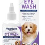 Vetericyn Plus Dog and Cat Eye Wash | Eye Drops for Dogs and Cats to Flush and Soothe Eye Irritations, Dog Tear Stain Cleaner, Safe for All Animals. 3 Ounces