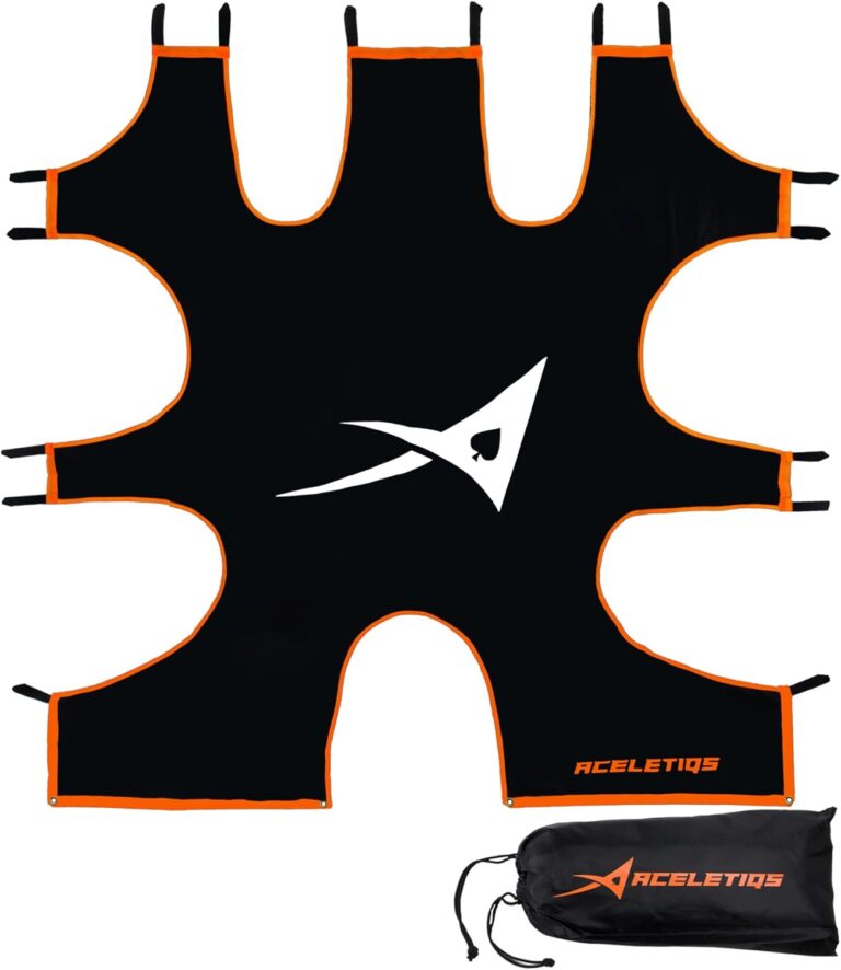 ACELETIQS Hurl Lacrosse Goal Target | Lacrosse Gifts for Boys and Girls | Fits Standard 6x6 Goal [Carry Bag Included]