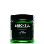 Brickell Men's Renewing Face Scrub for Men, Natural and Organic Deep Exfoliating Facial Scrub Formulated with Jojoba Beads, Coffee Extract and Pumice, 4 Ounce, Scented