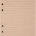 Refills Lined Paper, MALEDEN Refillable A6 Paper for 5x7 Journal Notebook Inserts 200 Lined Pages