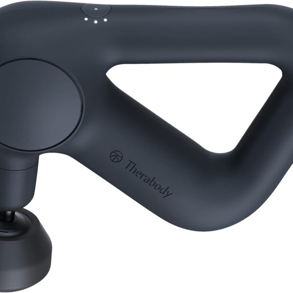 TheraGun Therabody Relief - Quiet Deep Tissue Therapy Massage Gun - Bluetooth Enabled, Electric Percussion Massage Gun & Personal Massager for Pain in The Neck, Back, Leg, Shoulder and Foot (Black)