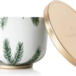 Thymes Scented Candles for Women & Men  Tin with Lid  Luxury Home Decor  Holiday Candles with Notes of Crisp Siberian Fir Needles, Cedarwood, & Sandalwood (Frasier Fir, 6.5 oz)