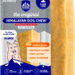 Himalayan Chew Original Yak Cheese Chew, Peanut Butter, 1 X-Large Stick, 5.3 oz, Gluten Free, Healthy Treats, Grain & Lactose Free 100% Natural, Long Lasting Chews for s Over 55 lbs