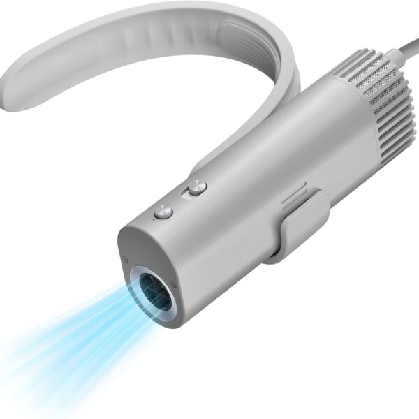 Professional Hands Free Dog Hair Dryer, Low-Noise, Ultra-Lightweight (Handheld & Hands-Free), High-Speed, Cool Air Drying w/4 Heat+2 Speed Settings, Portable for Groomers, Home, Travel.