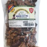 Beef Dog Treats  Made in USA Only  All Natural, Meaty Beef Tips  Premium, Slow Roasted  Grass Fed, Farm Raised  Crunchy, Grain Free Training Treat, 8 Ounces