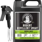 Grandpa Gus's Rodent Repellent Spray with Sprayer, Natural Peppermint & Cinnamon Oils Repel Mice and Stop Rats, 1 Gallon (Pack of 1)