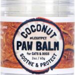 Dog Paw Balm Stick Wax Soother & Moisturizer Cream with Coconut Oil, Shea Butter & Beeswax Healing Protector for Cracked Dog Cat Paws, Snout & Elbows Snow & Dry Weather Protection Ointment Travel Pack