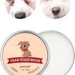 Pet Tear Stain Remover Balm - 1 oz (30g) Natural, Plant-Based Eye Care for Dogs and Cats - Gently Cleanses and Restores Sparkling Eyes
