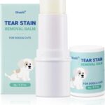 Tear Stain Remover Balm for Dogs & Cats  Vet-Recommended Natural Eye Stain Cleaner Stick, Gentle & Safe Formula  Removes Tear Stains & Prevents New Ones Pet Eye Cream Cleaner for Wrinkle, Face