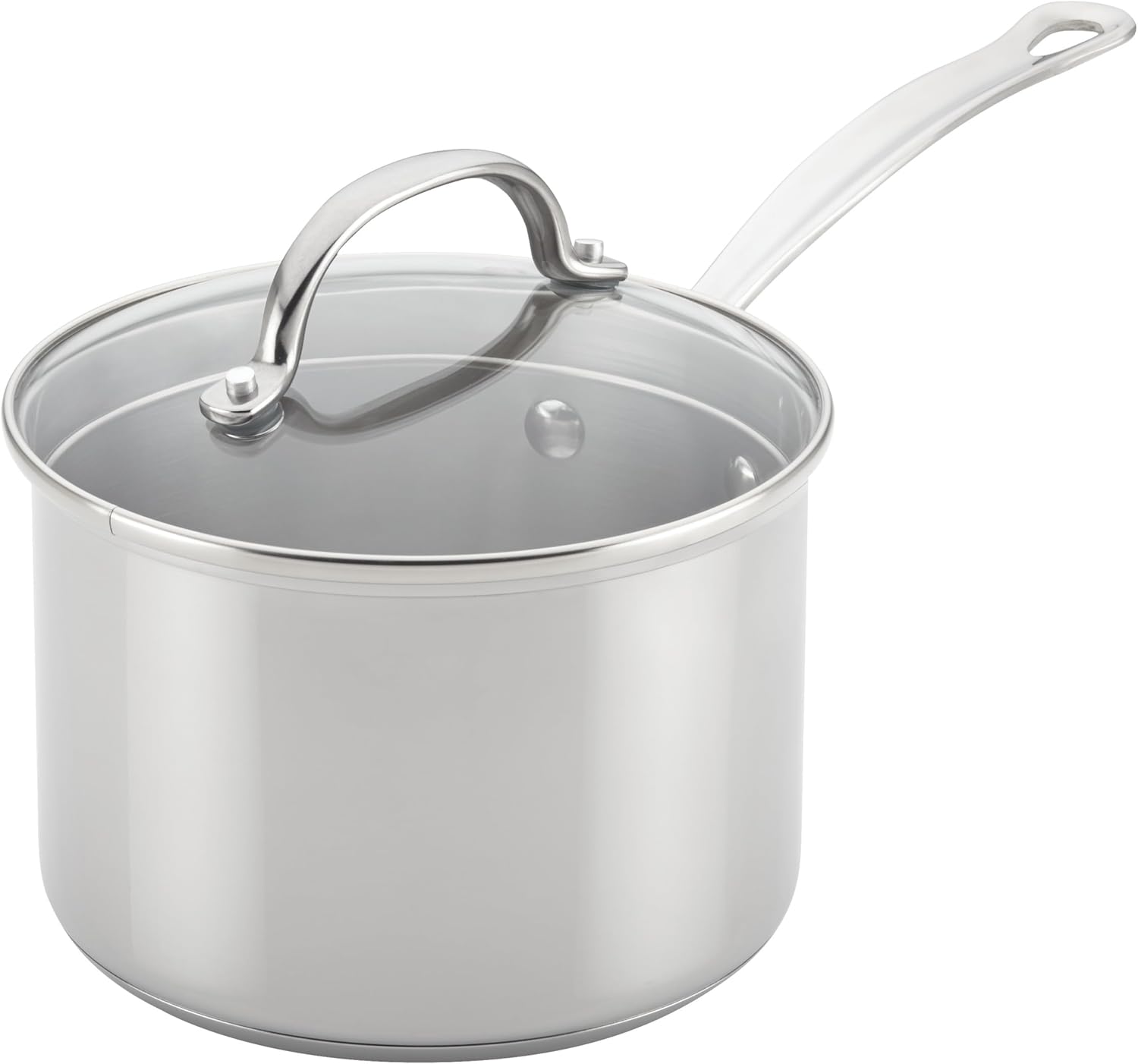 Farberware Millennium Stainless Steel Sauce Pan/Saucepan with Lid, 3 Quart, Silver Farberware Millennium Stainless Steel Sauce Pan/Saucepan with Lid, 3 Quart, Silver