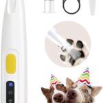 FURBONA Upgraded Dog Paw Trimmer with LED Light, 18 mm Widen Blade, 35 dB Low Noise, LED Display, Fully Waterproof, Rechargeable Clipper for Dogs Cats Trimming Paws, Eyes, Ears, Face, and Rump