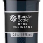 BlenderBottle Shaker Bottle Pro Series Perfect for Protein Shakes and Pre Workout, 28-Ounce, Black