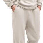 COOFANDY Men's Tracksuit 2 Piece Quarter Zip Sweatsuit Sets Casual Athletic Running Jogging Suits