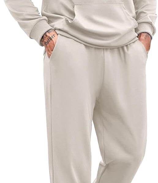 COOFANDY Men's Tracksuit 2 Piece Quarter Zip Sweatsuit Sets Casual Athletic Running Jogging Suits