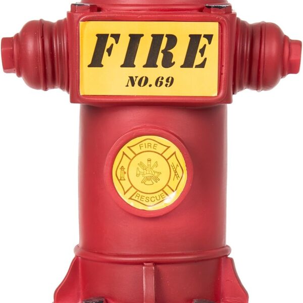 Potty Training Dog Fire Hydrant, Mini Fire Hydrant for Dogs to Pee On, Resin Puppy Pee Post, Potty Aid for Male Dog Indoor, Apartment, 4.3" W x 9.4" H, Retro Red