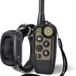 Shock Collar for Dogs,Dog Training Collar with Remote Control for Medium&Large,Waterproof Rechargeable 4 Training Modes (Beep/Vibration/Safe Shock) with Adjustable Levels(1-8)