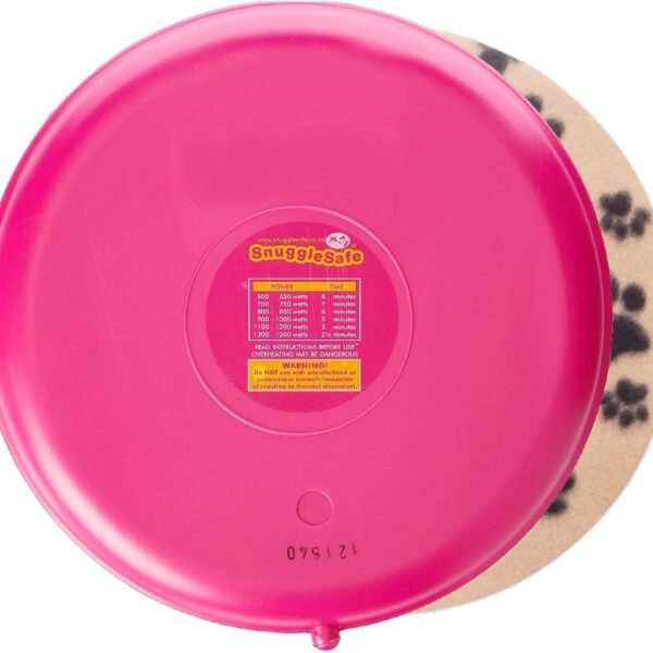 The 'Original' SnuggleSafe Microwave Heat Pad for Pets - Chew-Proof, Water-Resistant Heating Disc for Dogs & Cats - Up to 10 Hours of Soothing Warmth