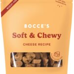 Bocce's Bakery Oven Baked Cheese Recipe Treats for Dogs, Wheat-Free Everyday Dog Treats, Made with Real Ingredients, Baked in The USA, All-Natural Soft & Chewy Cookies, Cheese, 6 oz