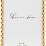 Lawrence Frames 4x6 Golden Rope Picture Frame (712046)