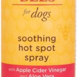 BURT'S BEES FOR PETS Hot Spot Spray with Apple Cider Vinegar and Aloe Vera for Itchy Dogs, 95% Natural Origin Formulas, Itchy Skin Relief, 10 Fl Oz