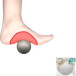 Plantar Fasciitis Relief Massage Ball  Lacrosse Ball, Foot Massage Roller & Myofascial Release Ball for Foot Pain, Trigger Point Therapy, Hard Ball for Deep Tissue & Fascia Massage