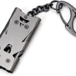 Whistle Emergency Whistles Keychain Rape Whistle Stainless Steel High Decibel Whistles