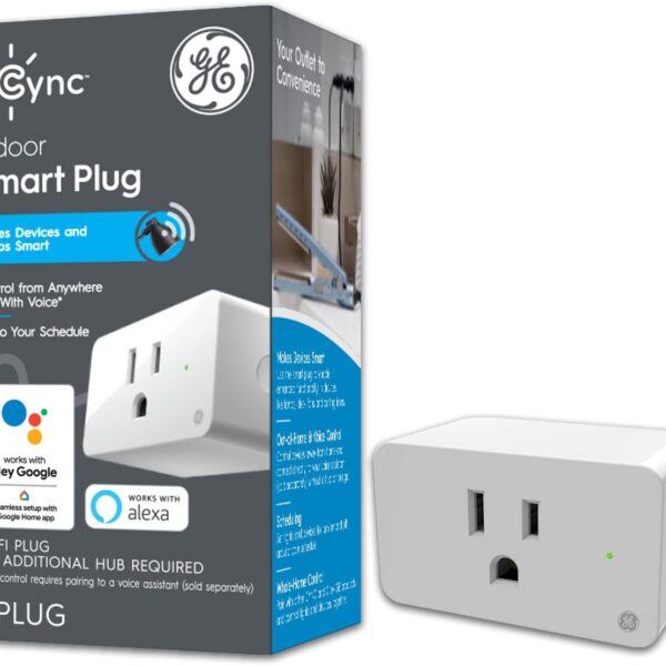 GE Lighting 252811 Voice Control Cync C-Life Smart Plug