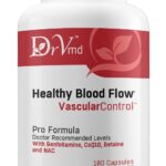 Vascular Control  NAC, CoQ10, Benfotiamine, Betaine (3 Month Supply) Circulation, Heart Health, Energy & Endurance Support  Antioxidant B Vitamins Supplement