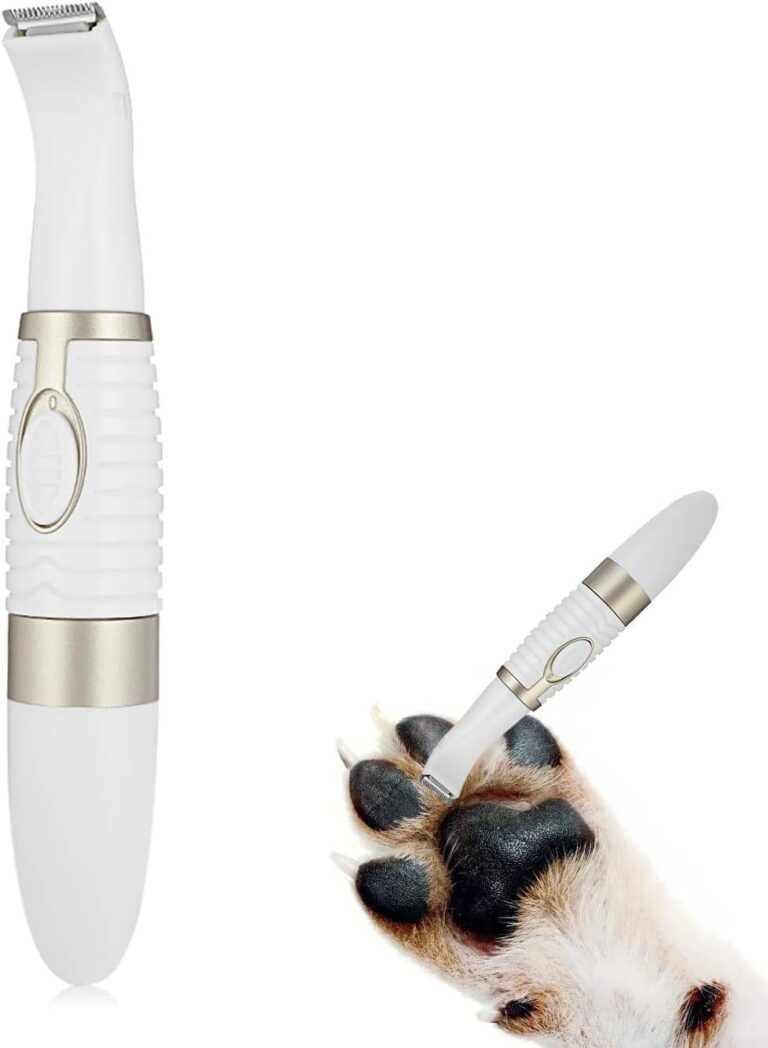 Dog Clippers, Cordless Cat and Small Dogs Clipper, Low Noise Electric Pet Trimmer, Dog Grooming Clippers for Trimming The Hair Around Paws, Eyes, Ears, Face, Rump