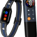 No Shock Dog Training Collar Vibrating Dog Collar with Remote 3300ft, Beep and Vibration Collar for Dogs 10-120lbs, Waterproof | Safe Lock | Painless&Humane to Stop Bad Behaviors